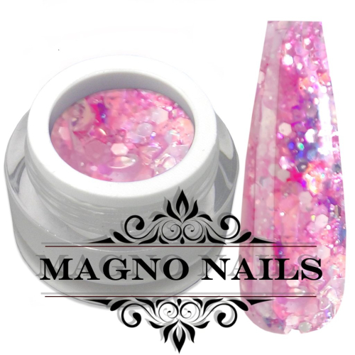Preview: UV Gel - 1202 - Glitter Gel - Pink Ice